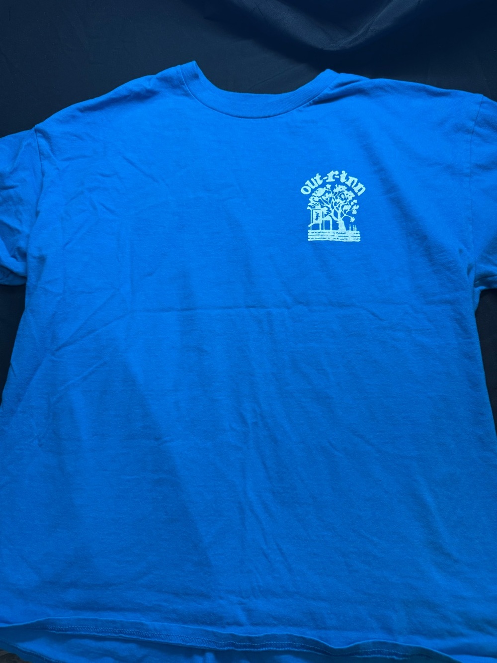 Dive Bar Men's Bright Blue Short Sleeve Graphic Tee (XL)
